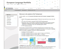 Tablet Screenshot of languageportfolio.ch